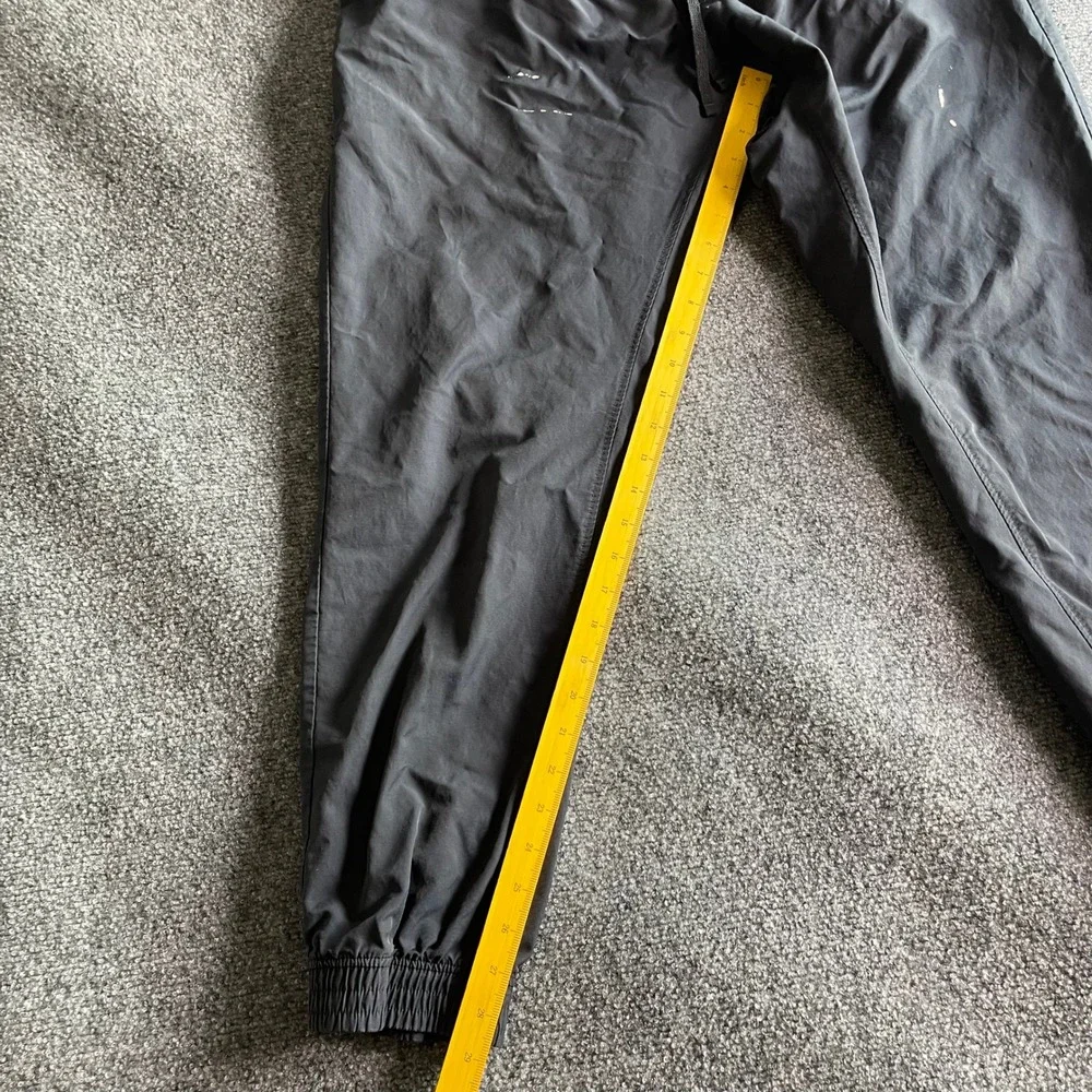 Nike Mens Sportswear Woven Jogger‎ Pants Black Embroidered Logo Size L